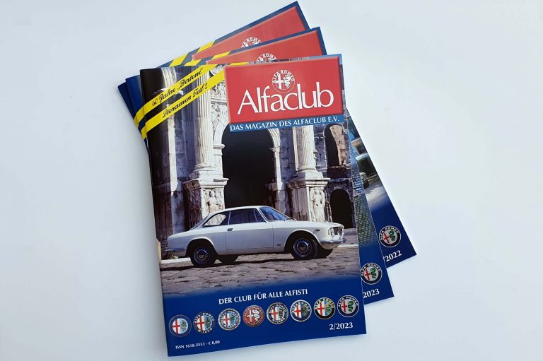 Titelblatt Alfaclub Magazin 02/2023