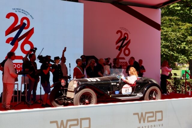 Alfa Romeo gewinnt erneut die Oldtimer-Rallye Mille Miglia