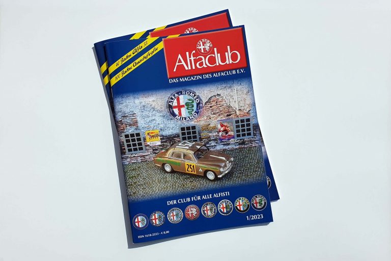 Titelblatt Alfaclub Magazin 01/2023