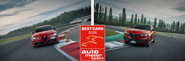 Alfa Romeo feiert Doppelsieg beim Wettbewerb „BEST CARS 2026“