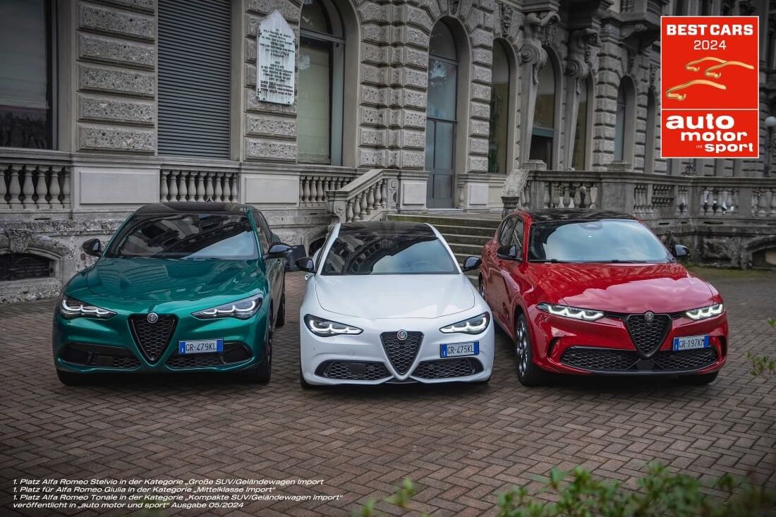 Triple für Alfa Romeo: Gleich drei Siege beim Leserwettbewerb „BEST CARS“