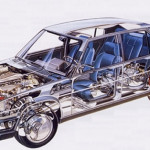 Alfa Romeo 90 2.5 V6 Schnittzeichnung