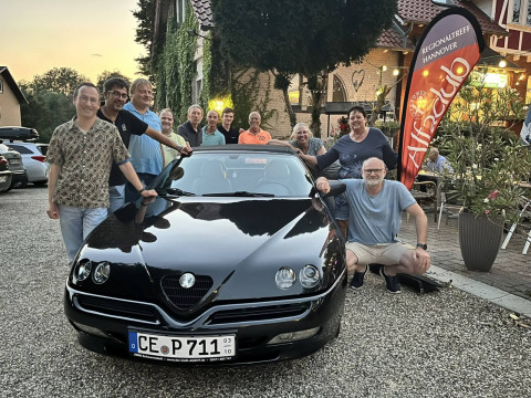 Regionaltreff Hannover Spider e amici Gruppe Beachflag