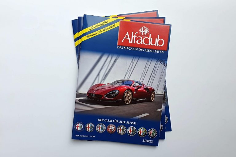 Titelblatt Alfaclub Magazin 03/2023