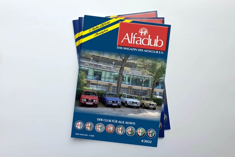 Titelblatt Alfaclub Magazin 04/2022