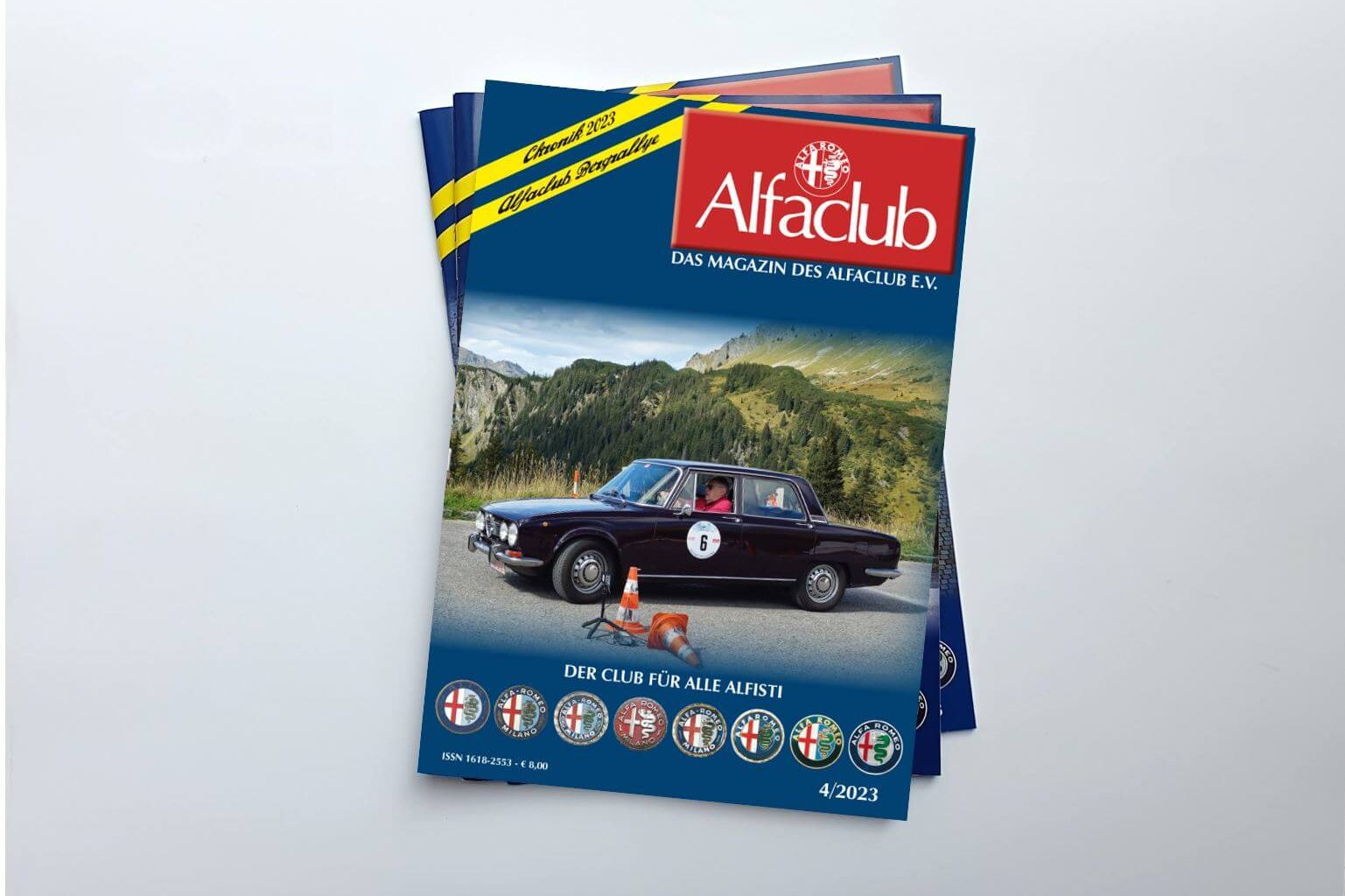 Titelblatt Alfaclub Magazin 04/2023